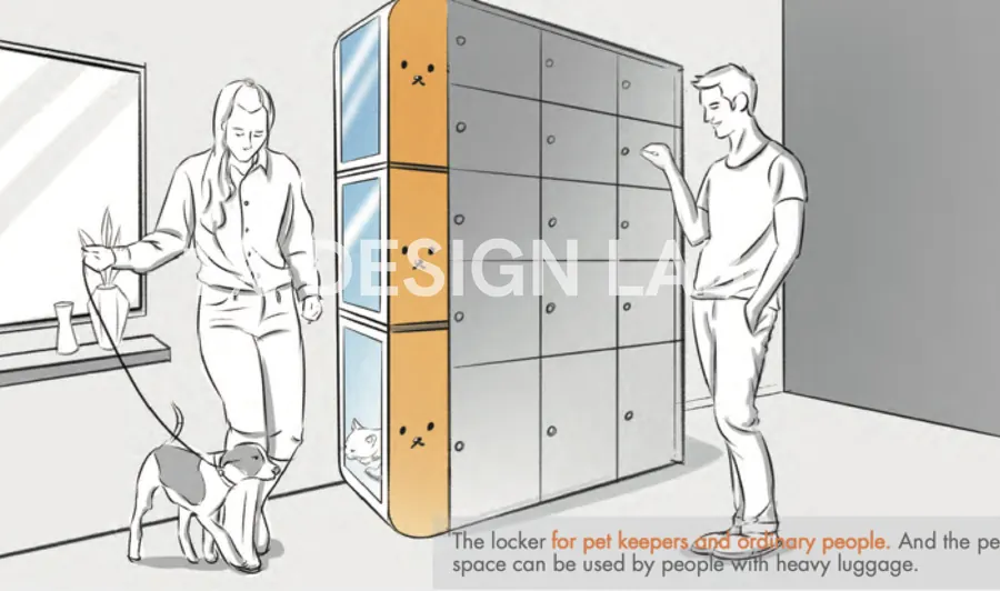 Pet-friendly locker